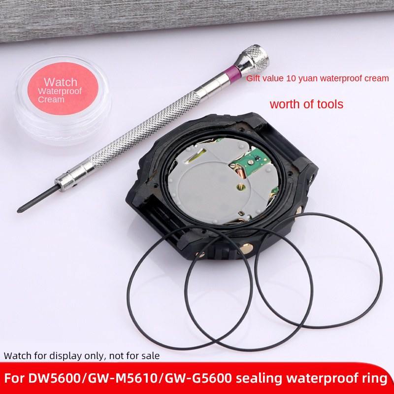 Casio Watch G-Shock Dw-5600 - حلقة غبار مقاومة للماء ، حلقة