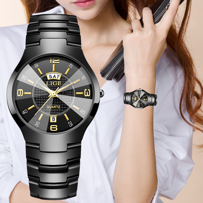 Luxury Ceramic Watch - ساعة يد نسائية أنيقة من LIGE