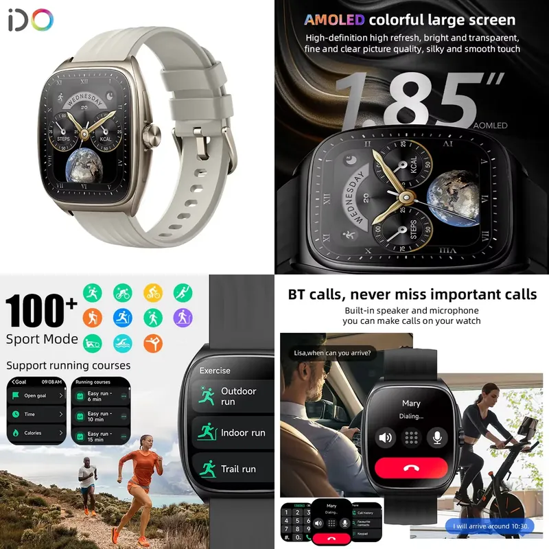 Smartwatch Watches For Men - ساعة ذكية رجالية أنيقة 2025 بشاشة