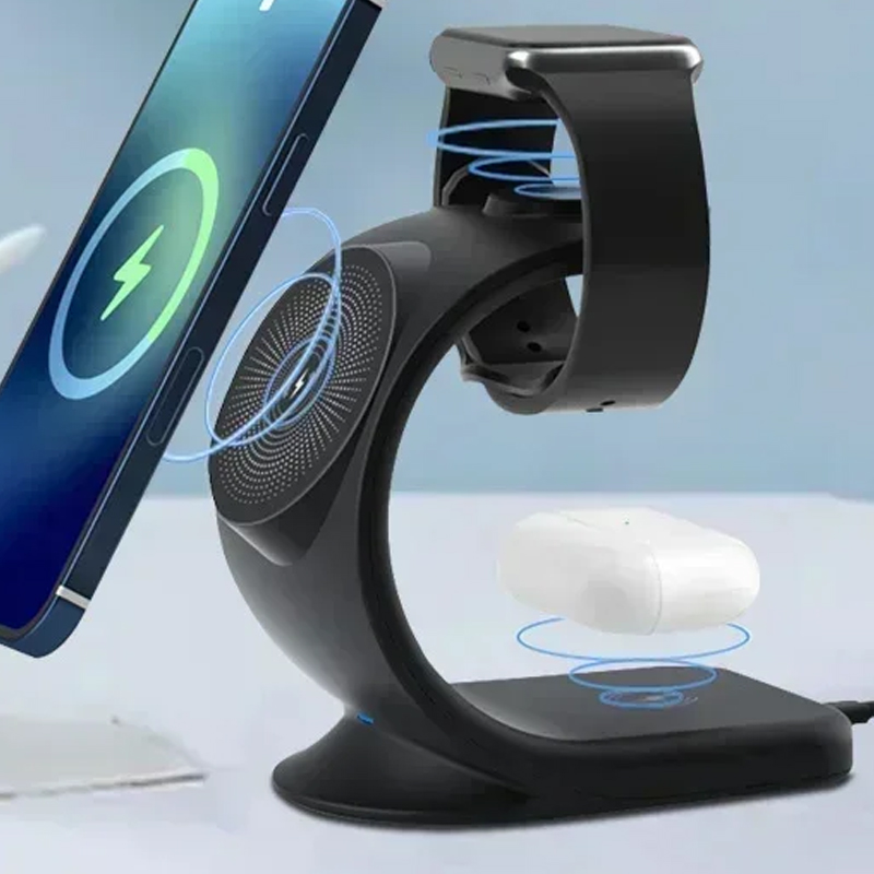 Smartwatch Watches For Iphone - شاحن لاسلكي مغناطيسي 3 في 1