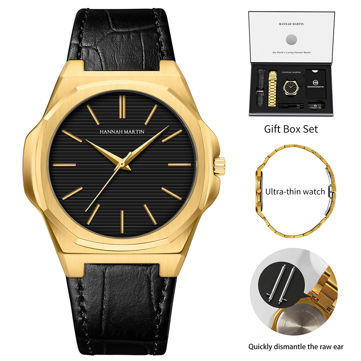 Analog Quartz Watch - ساعة هدية للنساء بقرص 40 ملم،