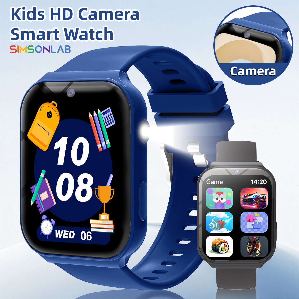 Smartwatch Watches For Kid Boy Waterproof - ساعة ذكية جديدة 2026 للأولاد والبنات،