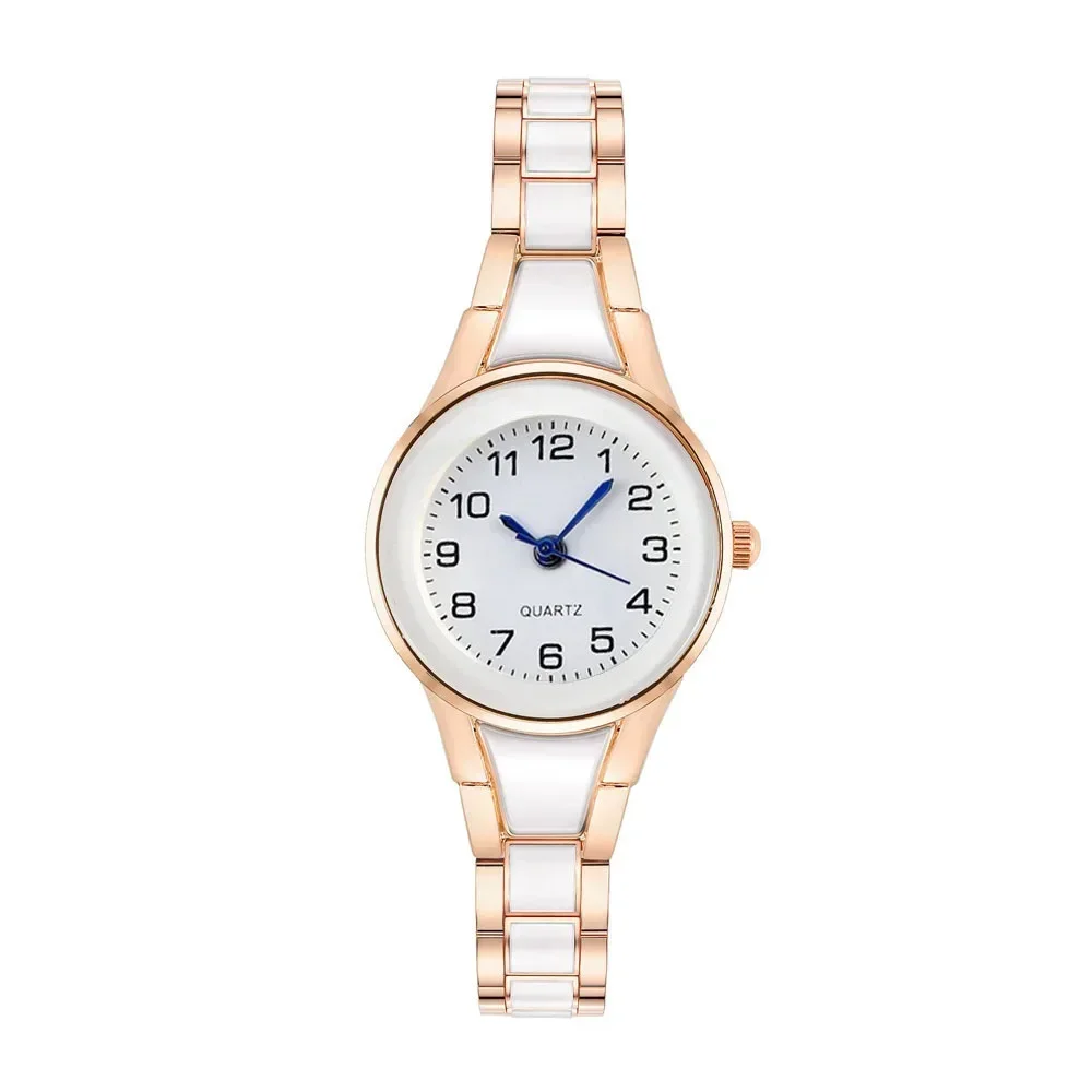 Luxury Ceramic Watch - أزياء المرأة ساعة اليد الرقمية الأزرق