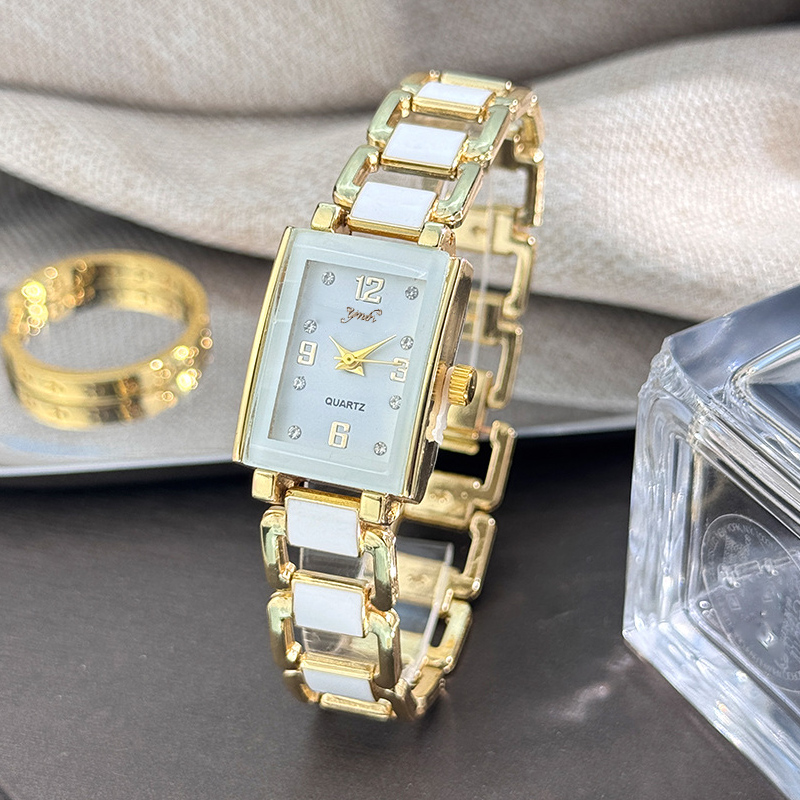 Luxury Ceramic Watch - ساعة يد نسائية أنيقة فاخرة كهدية،