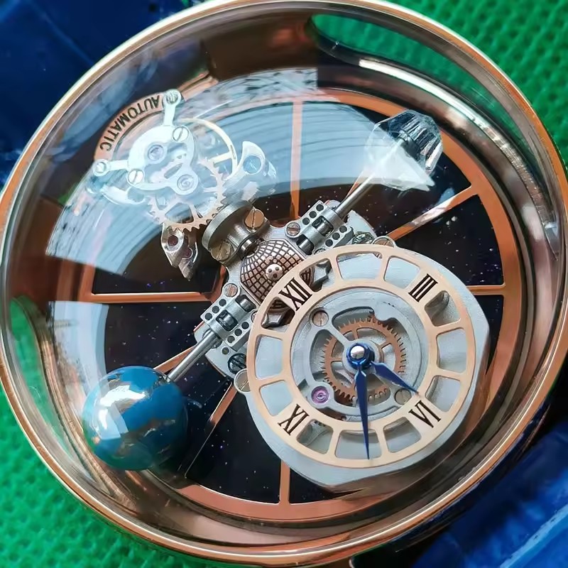 Watches Not Smartwatch - PINDU تصميم رجل ساعة اليد شفافة