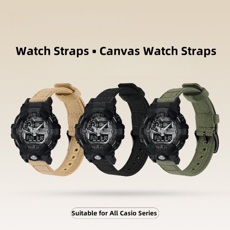 Casio Watch G-Shock Dw-5600 - حزام نايلون لساعة كاسيو 16 مللي