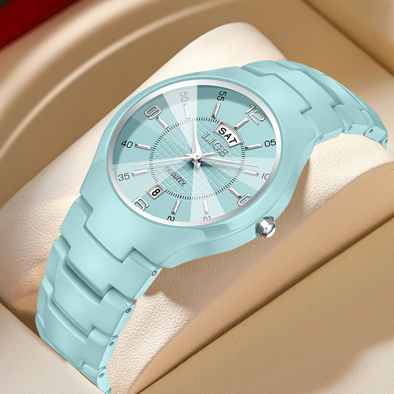 Luxury Ceramic Watch - ساعات نسائية فاخرة وأنيقة من LIGE،