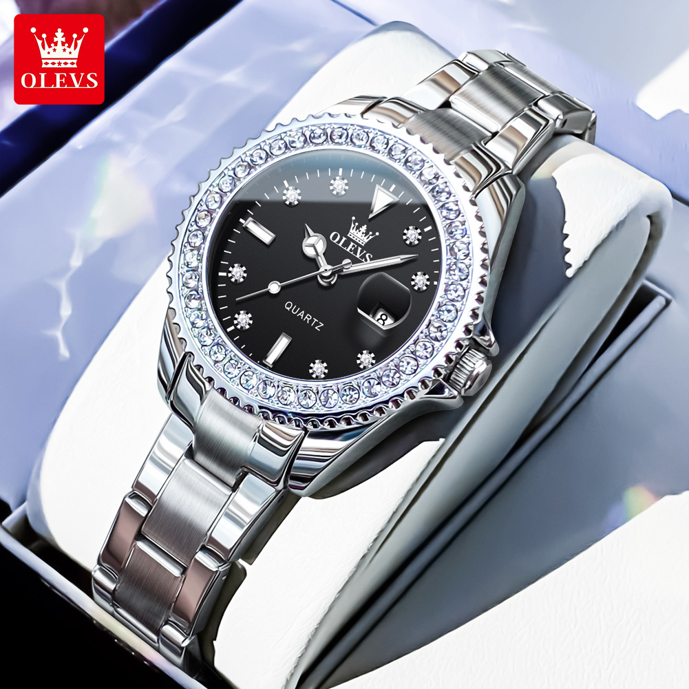 Luxury Ceramic Watch - OLEVS العلامة التجارية الفاخرة ساعة كوارتز