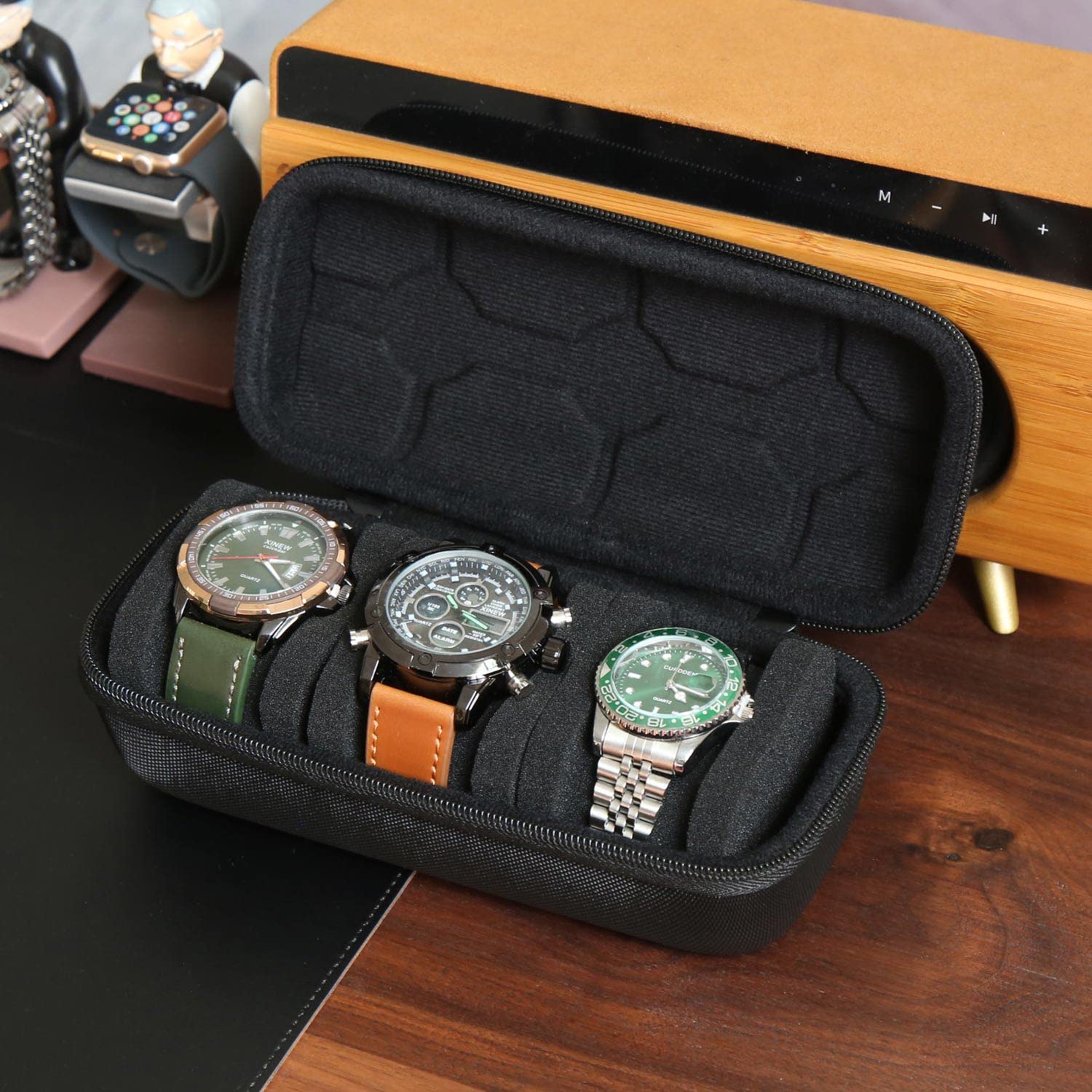 Smartwatch Watches For Men - منظم صندوق الساعة للرجال أو النساء،