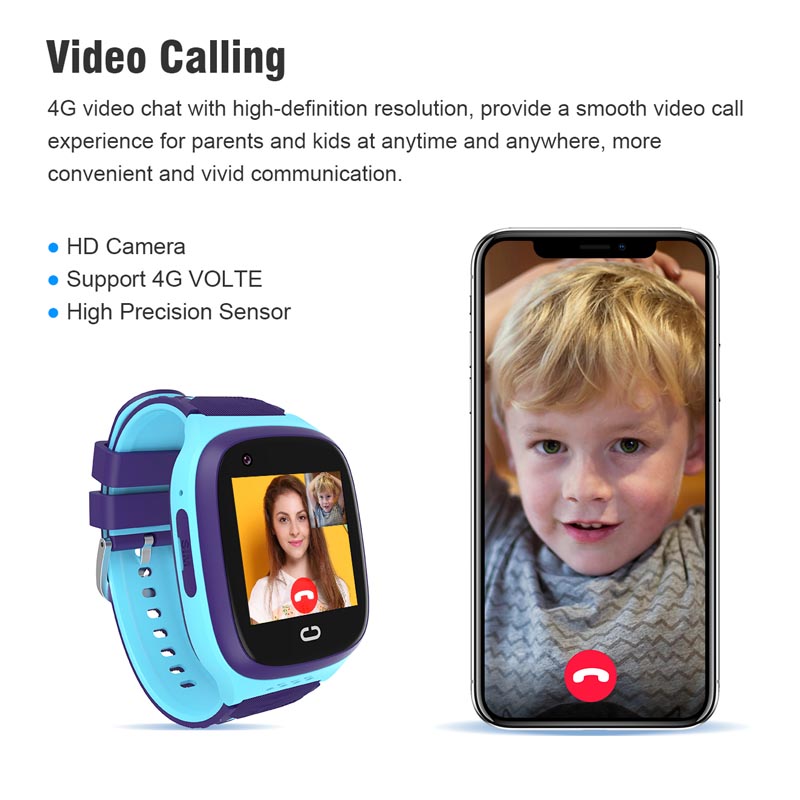 Smartwatch Watches For Kid Boy Waterproof - ساعة هاتف أندرويد 4G نظام تحديد
