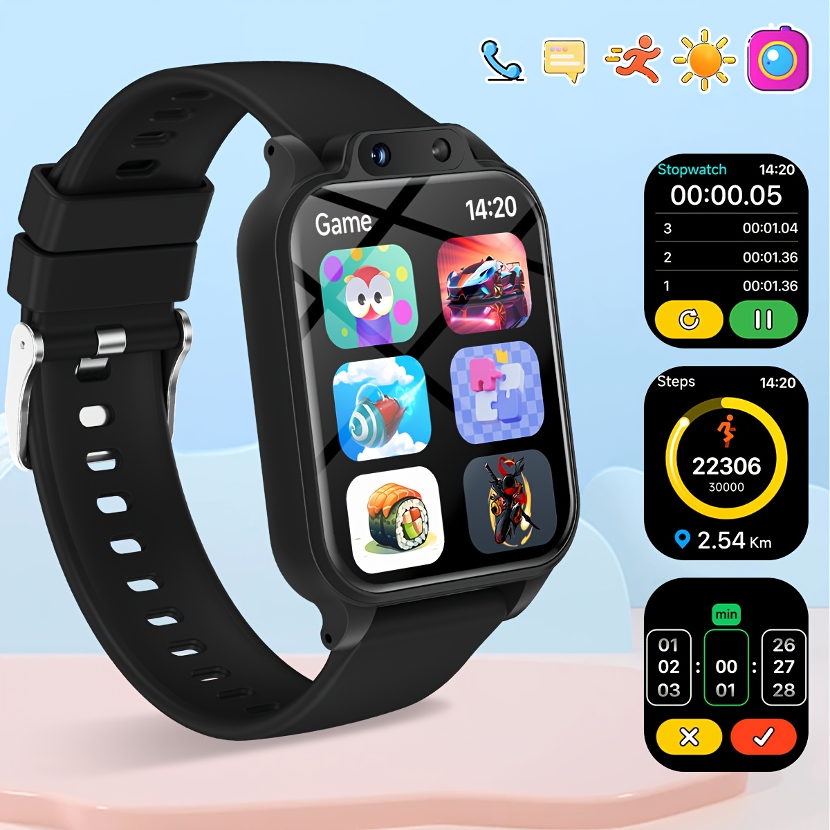 Kids Watches Not Smartwatch - ساعة ذكية للأطفال مع 18 لعبة