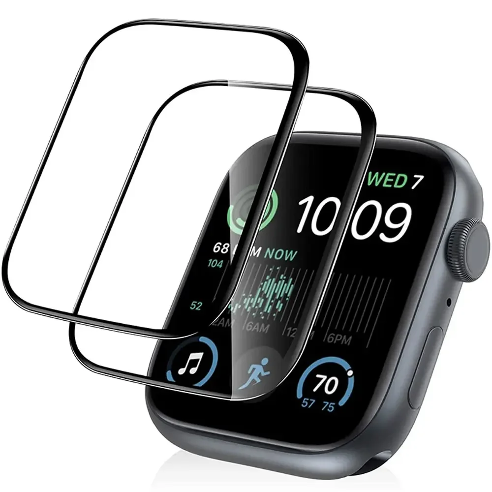 Watches Not Smartwatch - واقي شاشة منحني كامل لساعة أبل