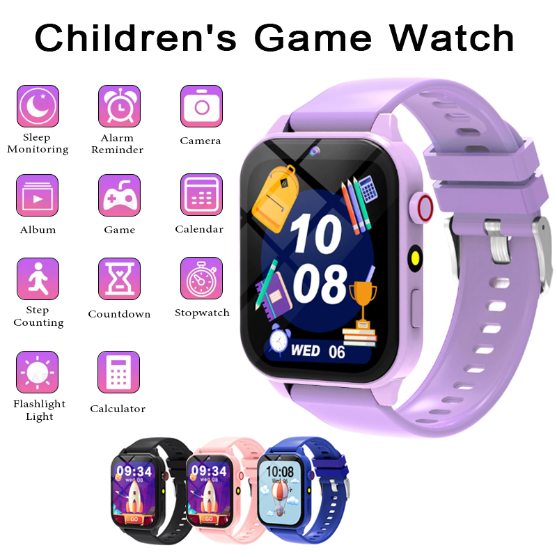 Smartwatch Digital Watches For Kids - ساعة ذكية للألعاب، شاشة عرض 1.83