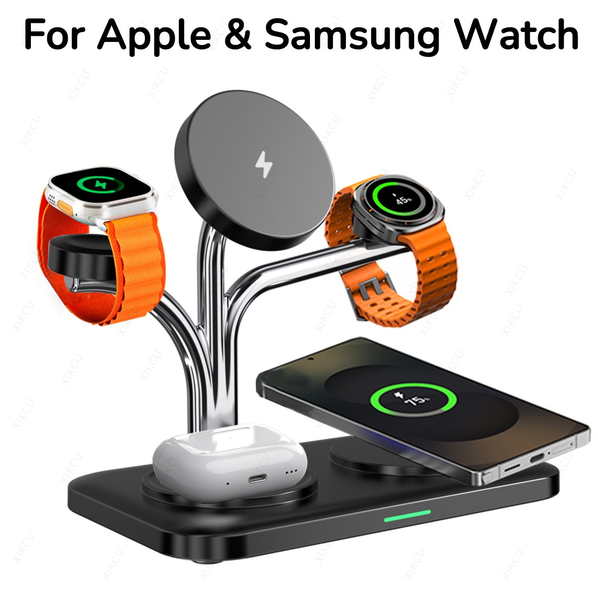 Smartwatch Watches For Iphone - شاحن لاسلكي مغناطيسي 5 في 1