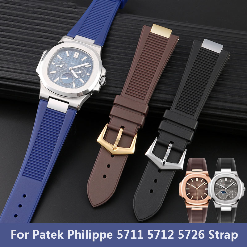 Patek Philippe Watch Nautilus - حزام سيليكون لساعات PP Patek Philippe