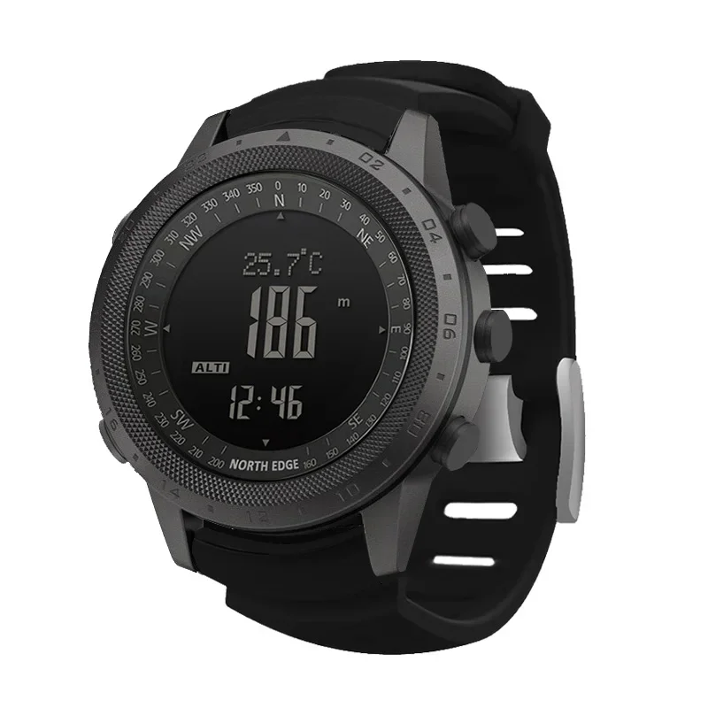 Altimeter Compass Watch - ساعة رقمية رياضية جديدة للرجال من