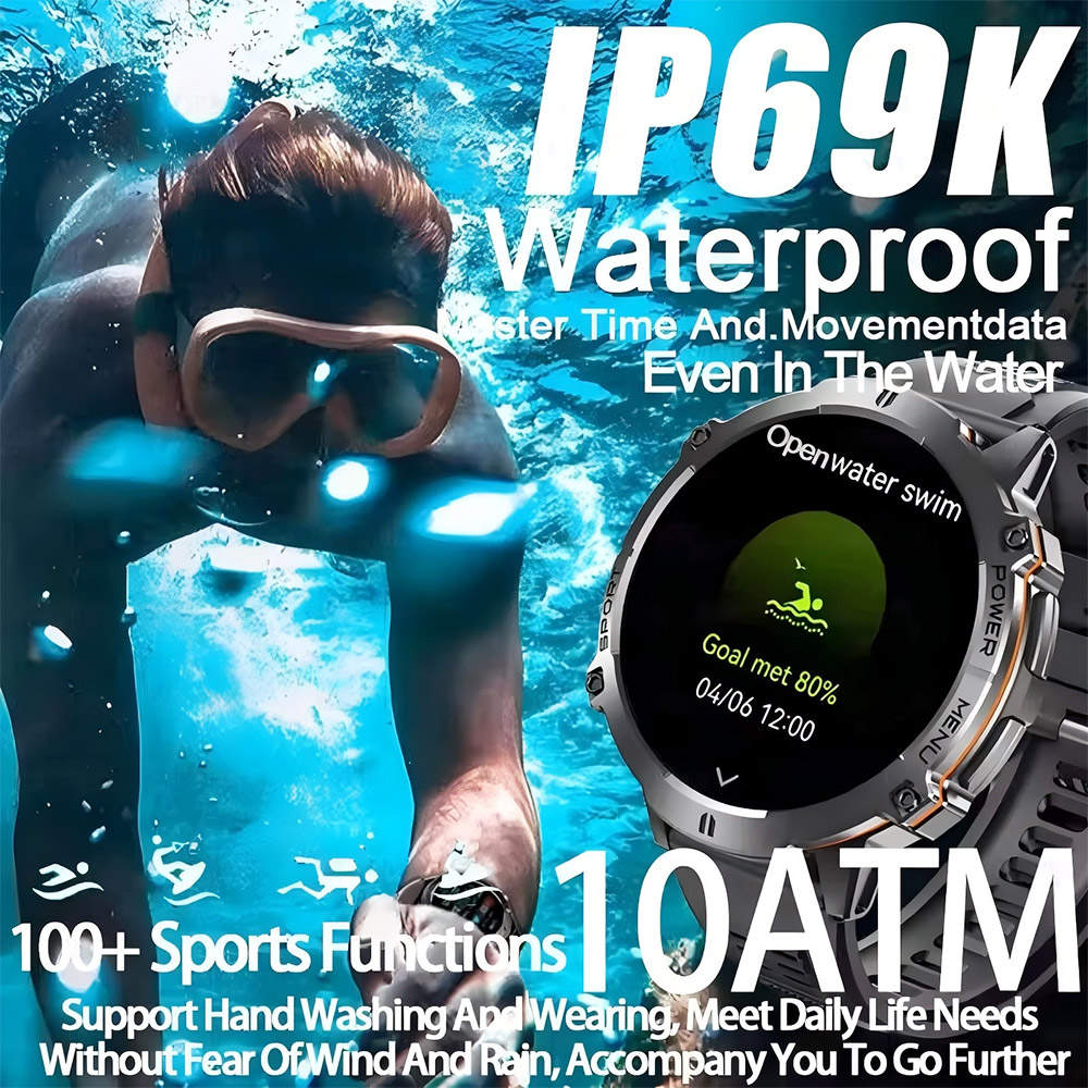 ساعة ذكية عسكرية رياضية محدثة  - مراجعة Altimeter Compass Watch وسعره