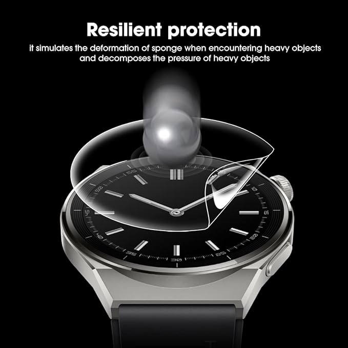 5-1 قطعة غشاء هيدروجيل ناعم لس - مراجعة Smartwatch Watch Huawei وسعره