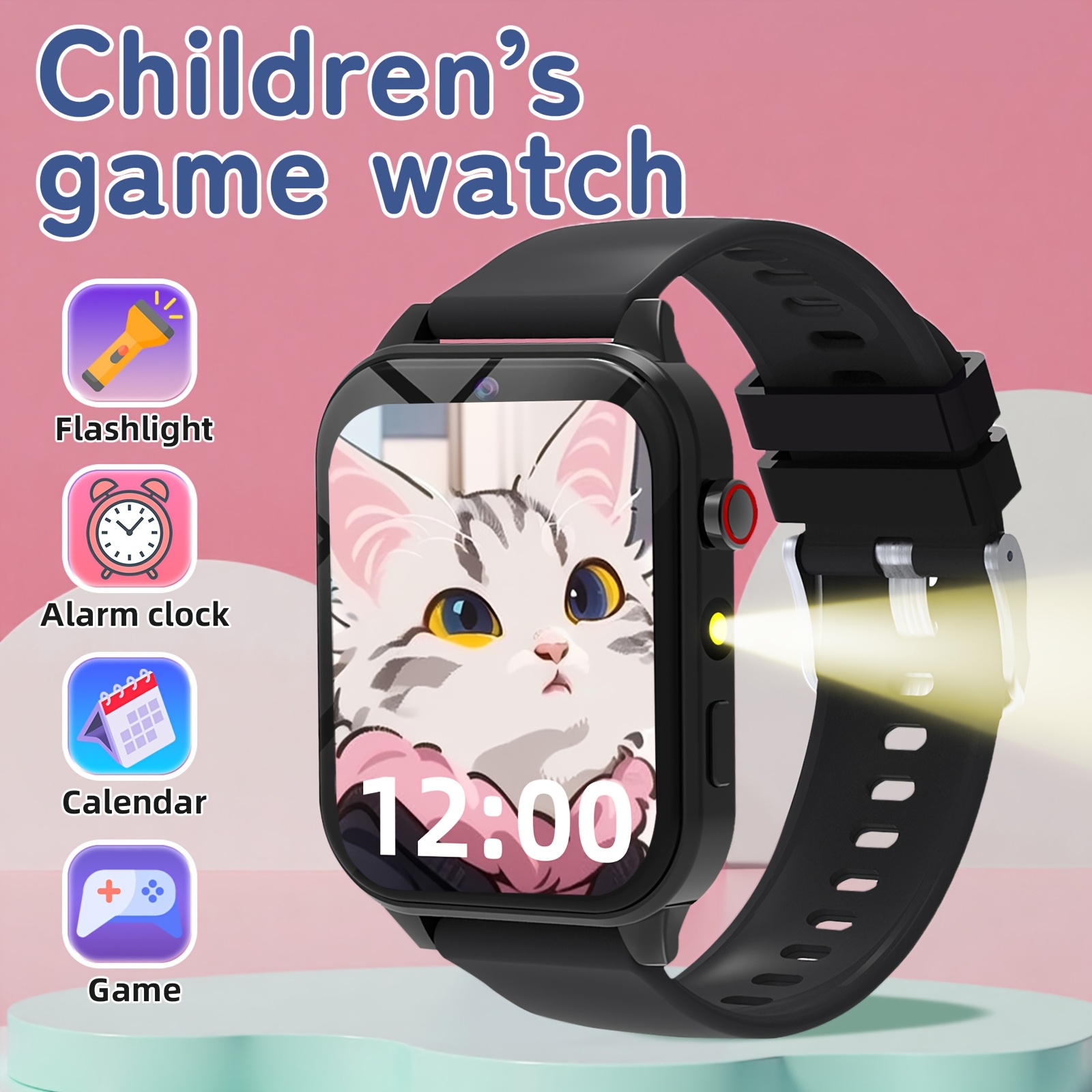 ساعة ذكية تعليمية للأطفال مع أ - مراجعة Smartwatch Digital Watches For Kids وسعره