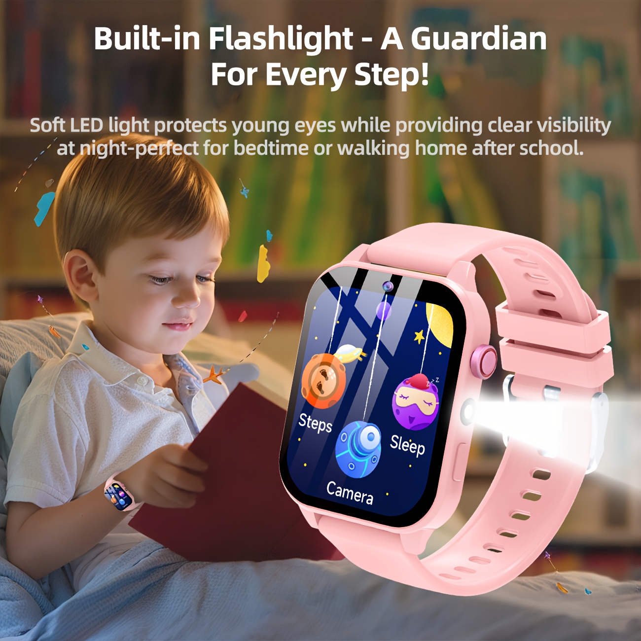 ساعة ذكية تعليمية للأطفال مع أ - مراجعة Smartwatch Digital Watches For Kids وسعره