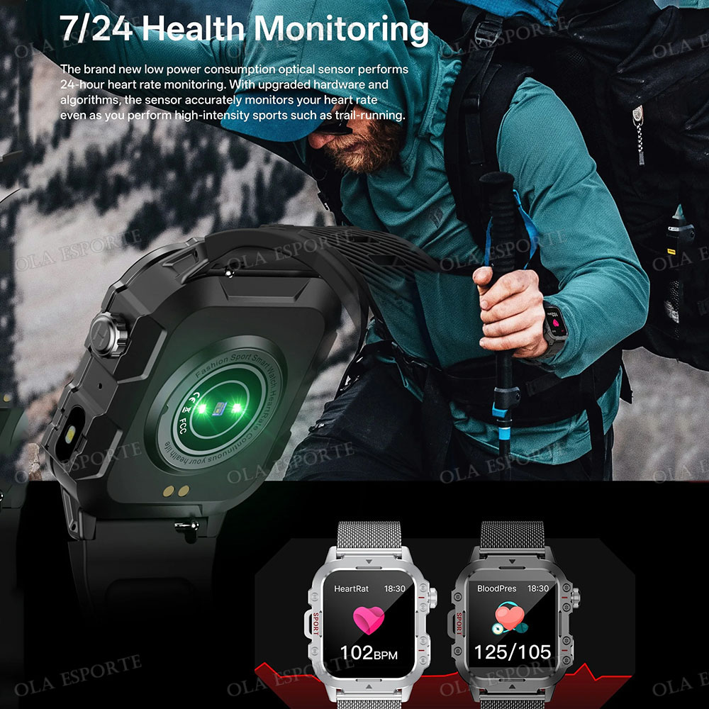 ساعة ذكية عسكرية متينة جديدة ل - مراجعة Watch Display Pillow وسعره
