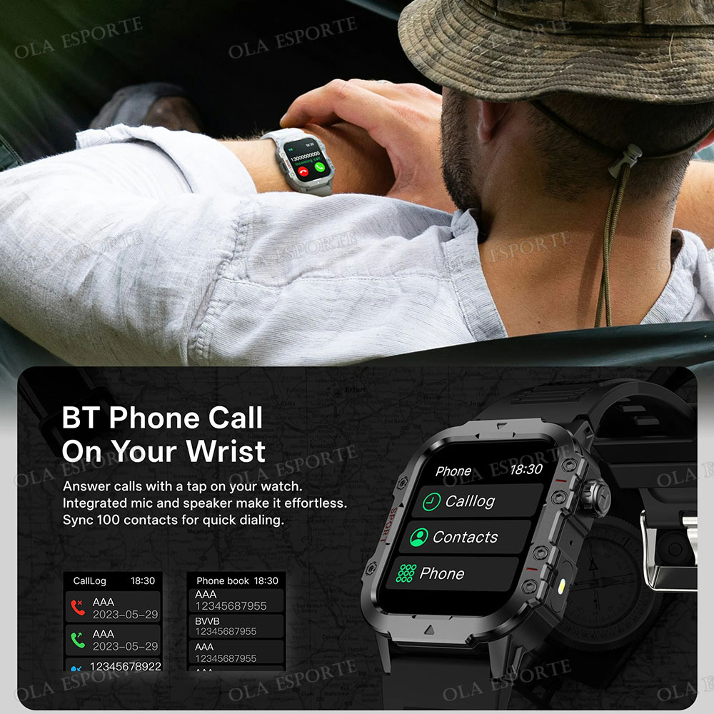 ساعة ذكية عسكرية متينة جديدة ل - مراجعة Watch Display Pillow وسعره