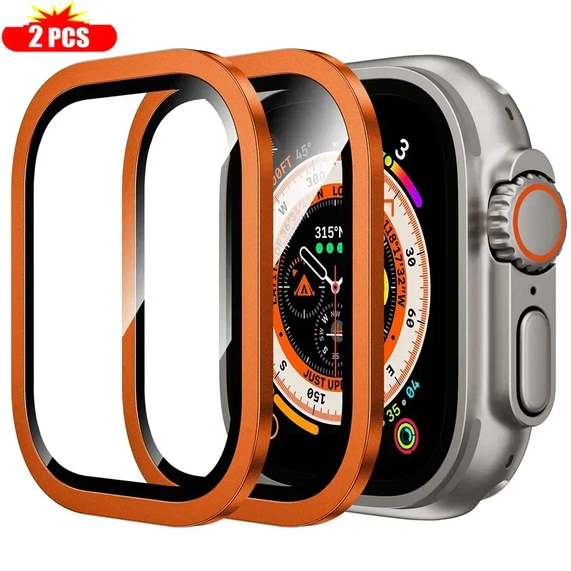 2 قطعة إطار معدني من التيتانيو - مراجعة Smartwatch Watches For Men وسعره