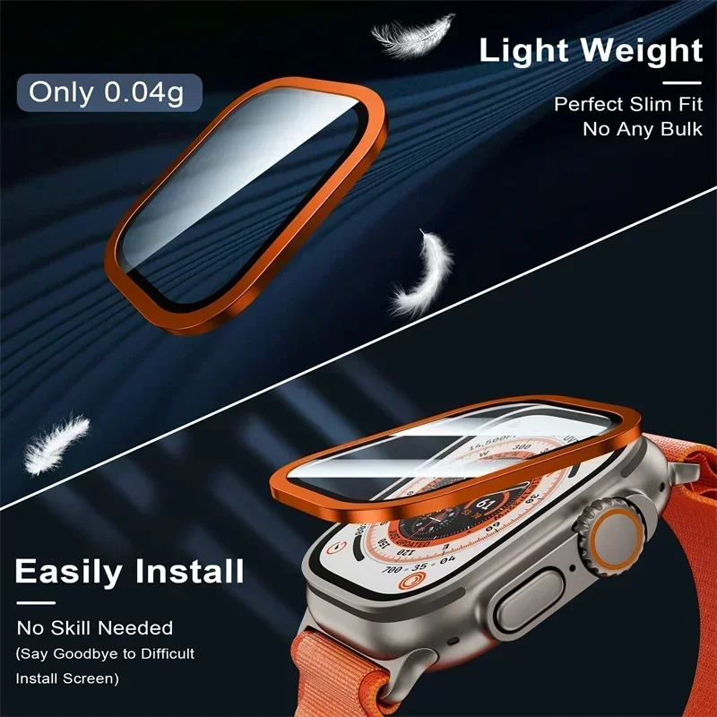2 قطعة إطار معدني من التيتانيو - مراجعة Smartwatch Watches For Men وسعره