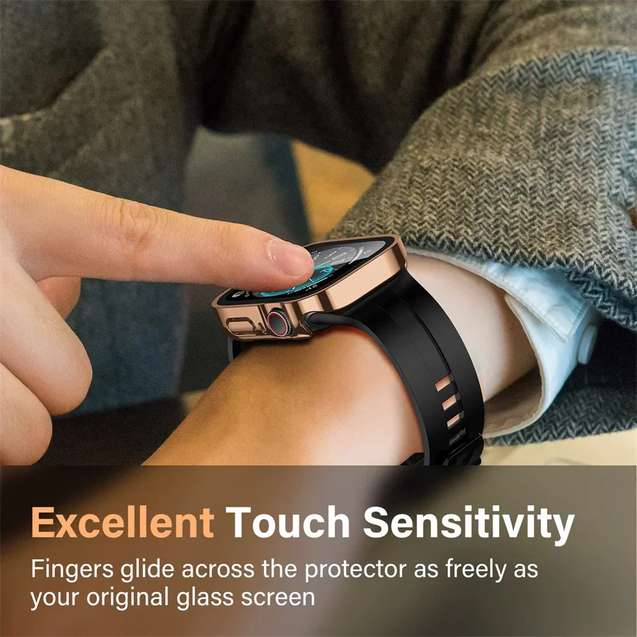 زجاج + غطاء لساعة أبل سلسلة 9  - مراجعة Watches Not Smartwatch وسعره