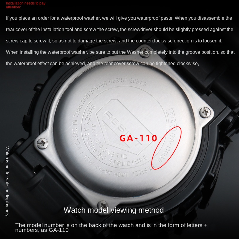 حلقة غبار مقاومة للماء ، حلقة  - مراجعة Casio Watch G-Shock Dw-5600 وسعره