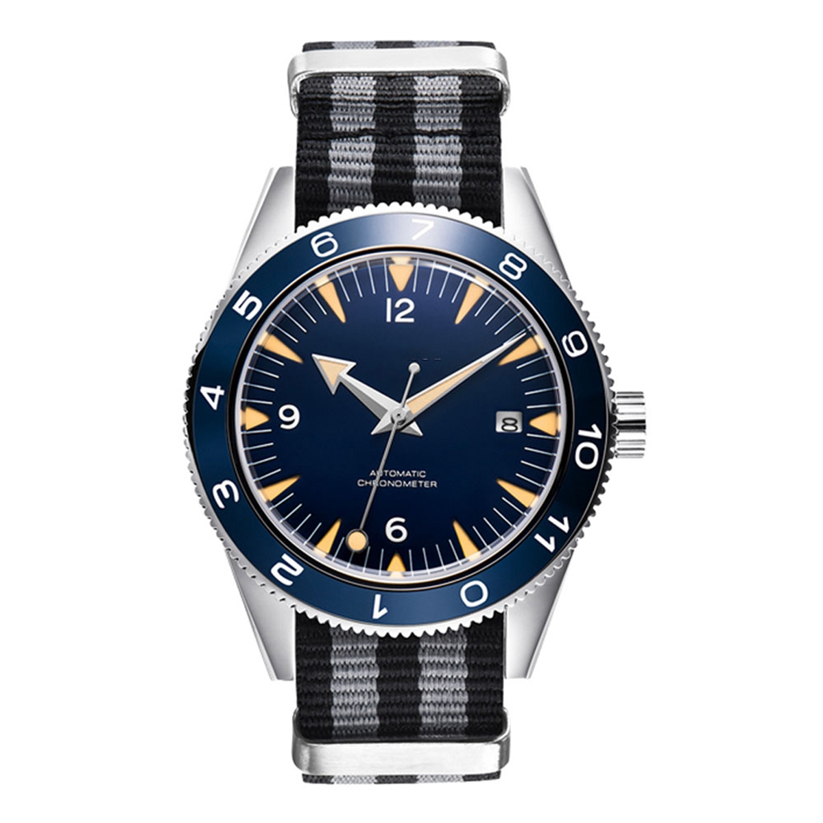 شعار مخصص NH35 ساعة يد تعمل با - مراجعة Luxury Ceramic Watch وسعره
