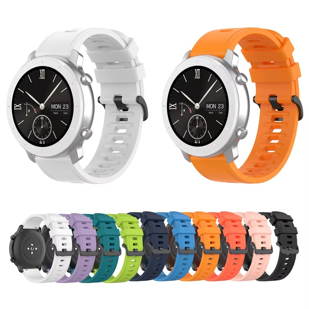 22 مللي متر سيليكون ساعة ذكية  - مراجعة Smartwatch Pebble Watches وسعره