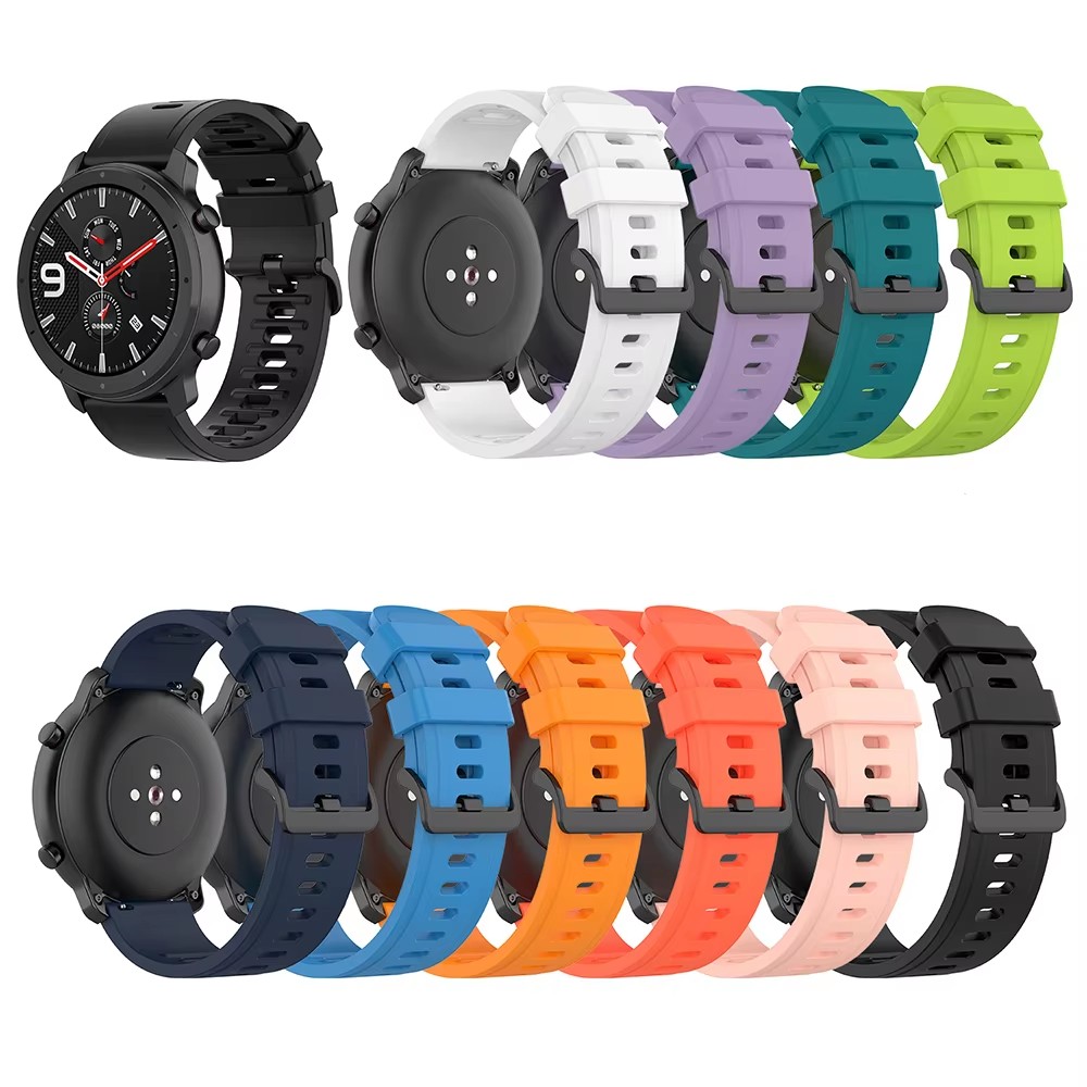 22 مللي متر سيليكون ساعة ذكية  - مراجعة Smartwatch Pebble Watches وسعره