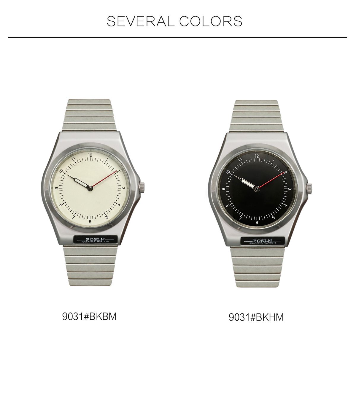 ساعات زوجية بسيطة ومخصصة وإبدا - مراجعة Analog Quartz Watch وسعره