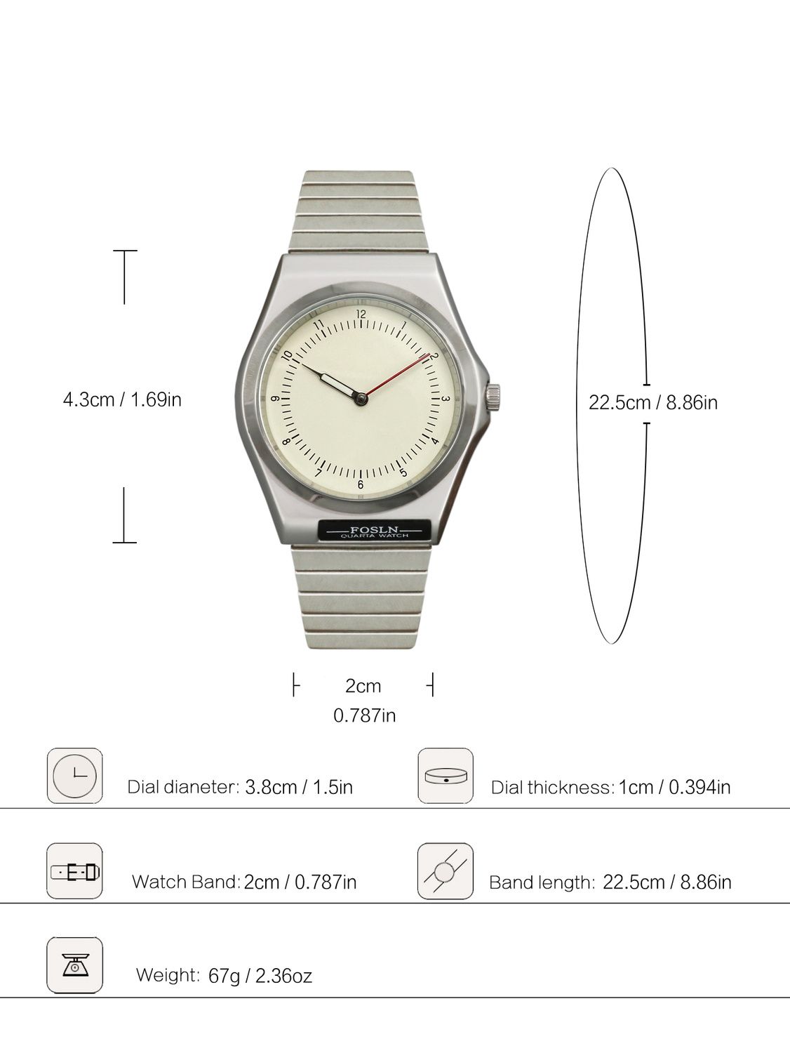 ساعات زوجية بسيطة ومخصصة وإبدا - مراجعة Analog Quartz Watch وسعره