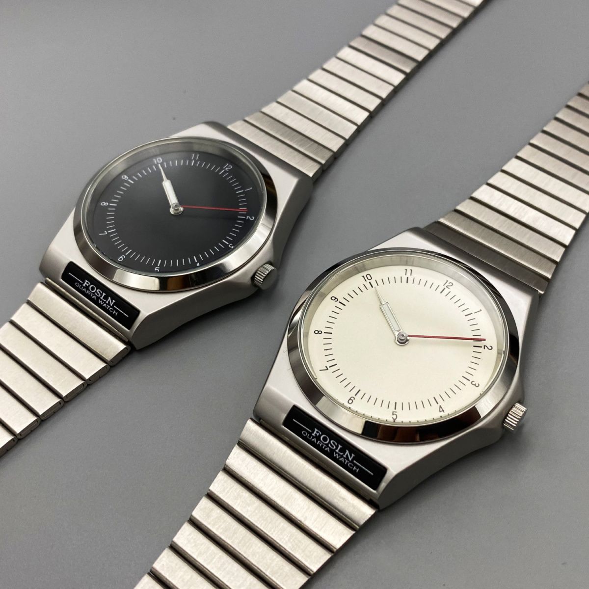 ساعات زوجية بسيطة ومخصصة وإبدا - مراجعة Analog Quartz Watch وسعره