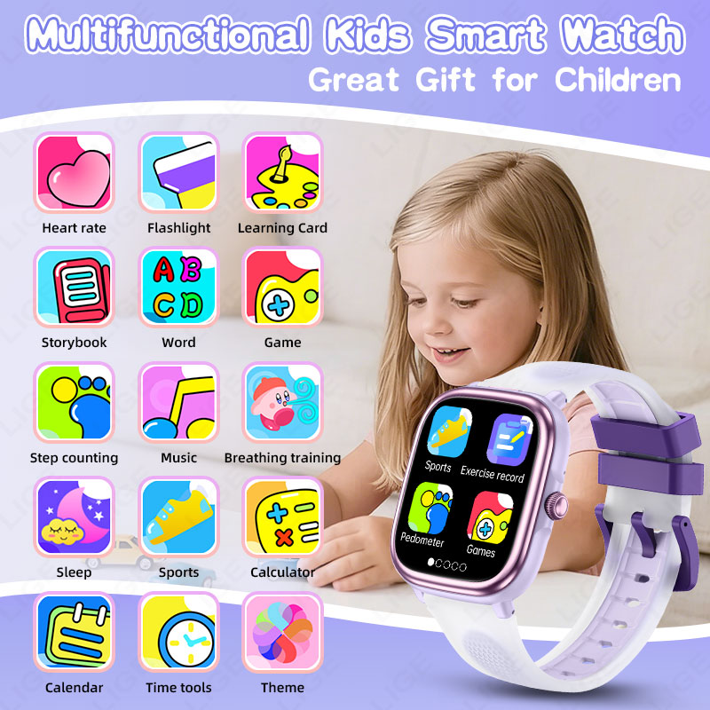 ساعة ذكية للأطفال من LIGE بشاش - مراجعة Kids Watches Not Smartwatch وسعره