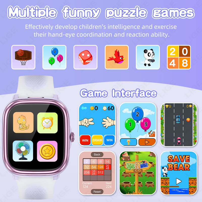 ساعة ذكية للأطفال من LIGE بشاش - مراجعة Kids Watches Not Smartwatch وسعره