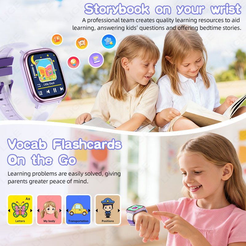 ساعة ذكية للأطفال من LIGE بشاش - مراجعة Kids Watches Not Smartwatch وسعره