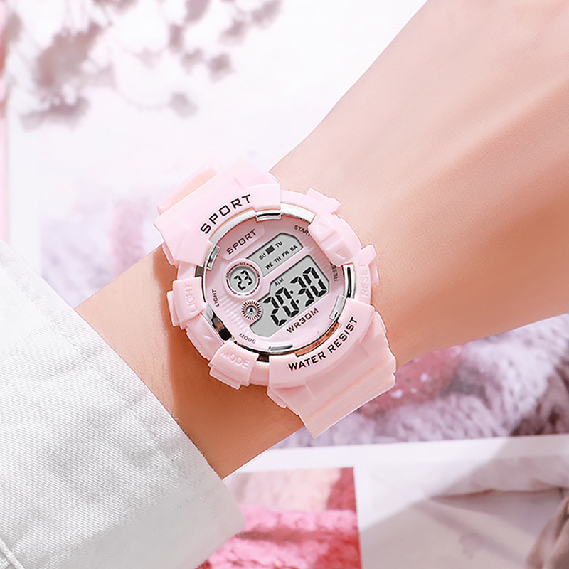 ساعات أطفال عصرية مضيئة مقاومة - مراجعة Smartwatch Digital Watches For Kids وسعره