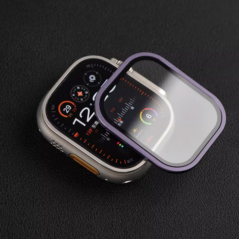 زجاج مقسى لساعة أبل الترا 49 م - مراجعة Smartwatch Watches For Men وسعره