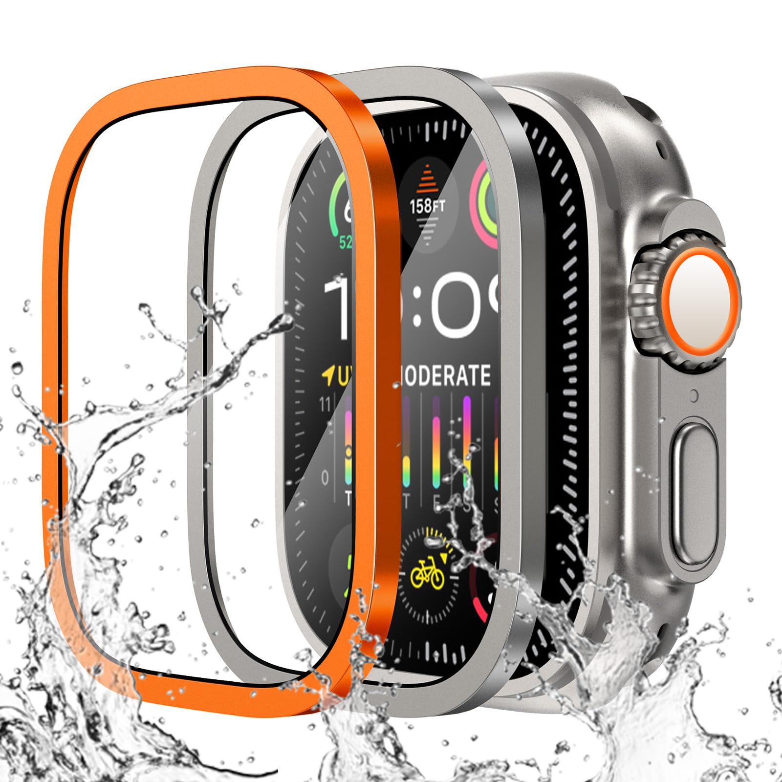 زجاج مقسى لساعة أبل الترا 49 م - مراجعة Smartwatch Watches For Men وسعره