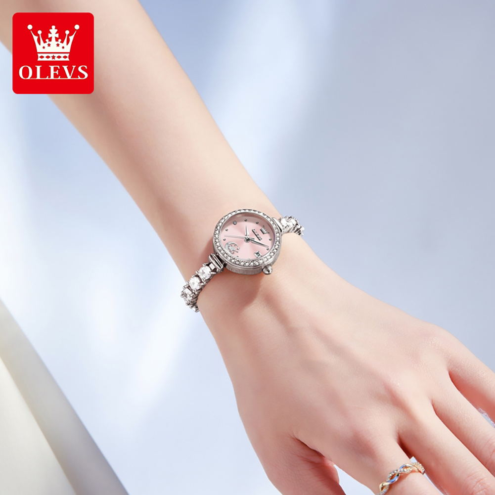 ساعة OLEVS 2998 أصلية للنساء م - مراجعة Analog Quartz Watch وسعره