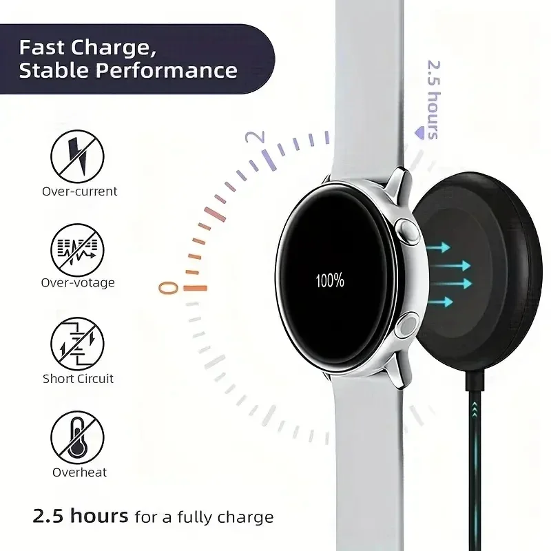 شاحن ساعة لاسلكي محمول ، محطة  - مراجعة Smartwatch Watches For Iphone وسعره