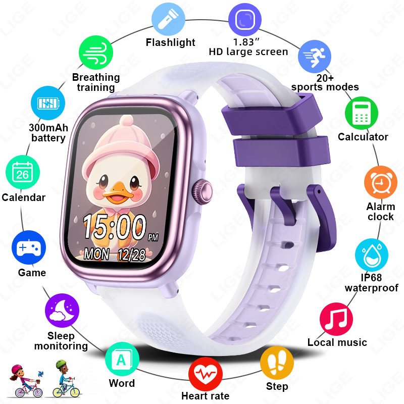 ساعة ذكية تعليمية جديدة للأطفا - مراجعة Smartwatch Watches For Kid Boy Waterproof وسعره