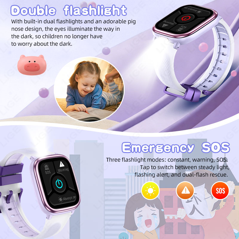 ساعة ذكية تعليمية جديدة للأطفا - مراجعة Smartwatch Watches For Kid Boy Waterproof وسعره