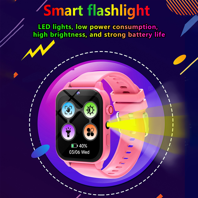 لعبة أطفال ساعة ذكية مصباح يدو - مراجعة Smartwatch Watches For Kid Boy Waterproof وسعره