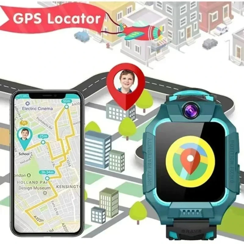 ساعة لينوفو الذكية للأطفال بتق - مراجعة Smartwatch Watches For Kid Boy Waterproof وسعره