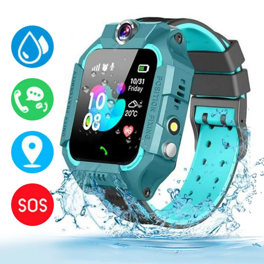 جديد أطفال 2G ساعة ذكية SOS LB - مراجعة Smartwatch Digital Watches For Kids وسعره