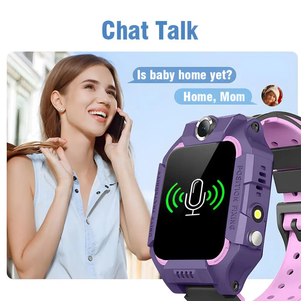 جديد أطفال 2G ساعة ذكية SOS LB - مراجعة Smartwatch Digital Watches For Kids وسعره